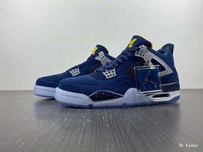 Reps TBK Michigan 3938 Retro 4 Soft Jordan AJ4- 1014